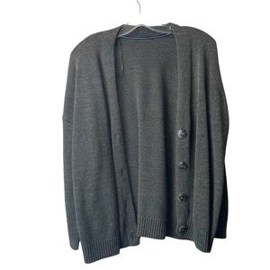 Heavy button up cardigan 2XL